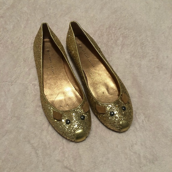 Marc Jacobs Glitter Mouse Flats - Picture 2 of 8